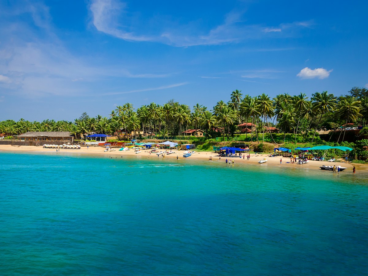 Goa Landmark - Coastal Palms & Beaches