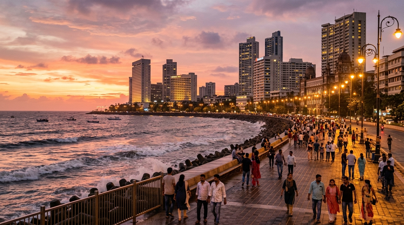 Mumbai Landmark - Marine Drive